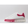 AMQ white &amp; red oversized sneakers