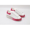 AMQ white &amp; red oversized sneakers