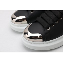 AMQ Leather Black Sneakers