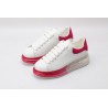 AMQ white &amp; red oversized sneakers