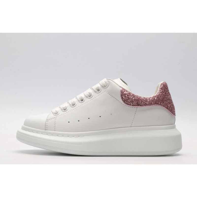 AMQ White &amp; Rose Tiny Dancer Oversized Sneakers