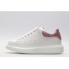 AMQ White &amp; Rose Tiny Dancer Oversized Sneakers