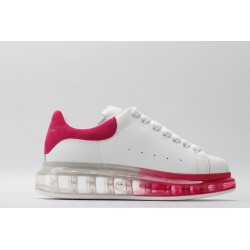 AMQ white &amp; red oversized sneakers