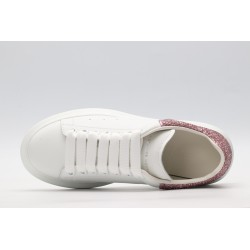 AMQ White &amp; Rose Tiny Dancer Oversized Sneakers