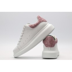 AMQ White &amp; Rose Tiny Dancer Oversized Sneakers