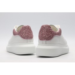 AMQ White &amp; Rose Tiny Dancer Oversized Sneakers