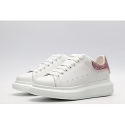 AMQ White &amp; Rose Tiny Dancer Oversized Sneakers