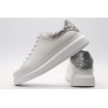 AMQ oversized sneakers with siL*Ver heel