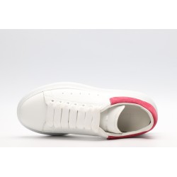 AMQ White &amp; Red Beetle Oversized Sneakers