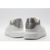 AMQ oversized sneakers with siL*Ver heel