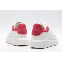 AMQ White &amp; Red Beetle Oversized Sneakers