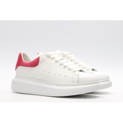 AMQ White &amp; Red Beetle Oversized Sneakers