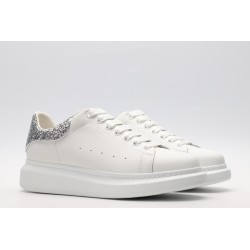 AMQ oversized sneakers with siL*Ver heel