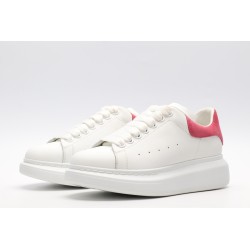 AMQ White &amp; Red Beetle Oversized Sneakers