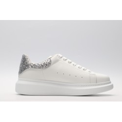 AMQ oversized sneakers with siL*Ver heel