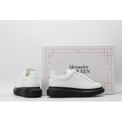 AMQ White &amp; Black Oversized Sneakers