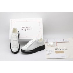 AMQ White &amp; Black Oversized Sneakers