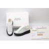 AMQ White &amp; Black Oversized Sneakers