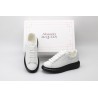 AMQ White &amp; Black Oversized Sneakers