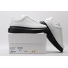 AMQ White &amp; Black Oversized Sneakers