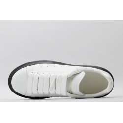 AMQ White &amp; Black Oversized Sneakers