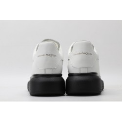 AMQ White &amp; Black Oversized Sneakers