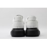 AMQ White &amp; Black Oversized Sneakers