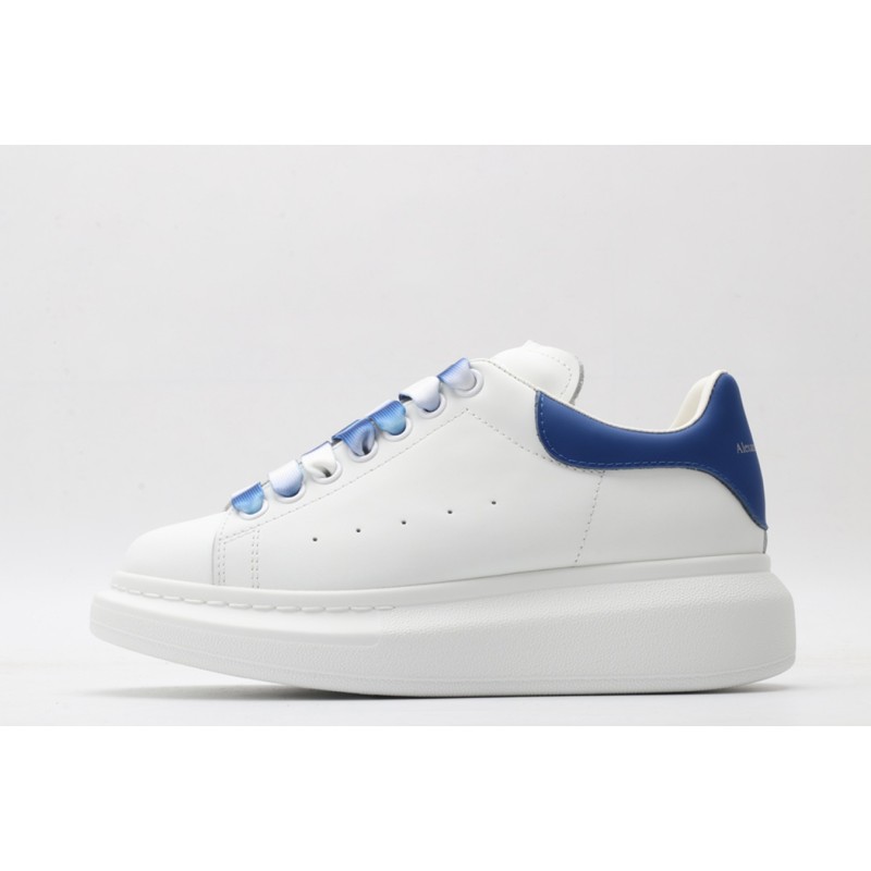 AMQ oversized sneakers with blue heel