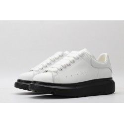 AMQ White &amp; Black Oversized Sneakers