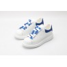 AMQ oversized sneakers with blue heel