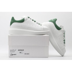 AMQ oversized sneakers with green heel