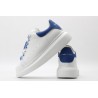 AMQ oversized sneakers with blue heel