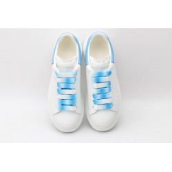 AMQ oversized sneakers with sky blue heel