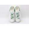 AMQ oversized sneakers with green heel