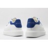 AMQ oversized sneakers with blue heel