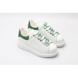 AMQ oversized sneakers with green heel