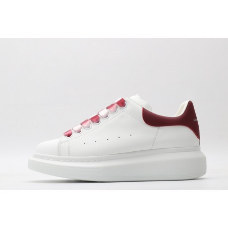 AMQ oversized sneakers with red heel