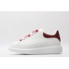 AMQ oversized sneakers with red heel