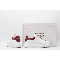 AMQ oversized sneakers with red heel