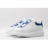 AMQ oversized sneakers with blue heel