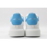 AMQ oversized sneakers with sky blue heel