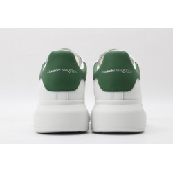 AMQ oversized sneakers with green heel