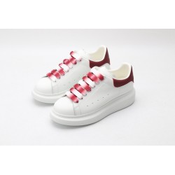 AMQ oversized sneakers with red heel