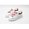 AMQ oversized sneakers with red heel