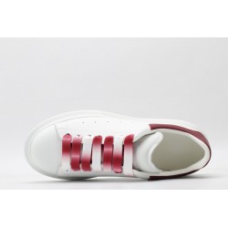 AMQ oversized sneakers with red heel