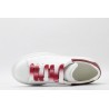 AMQ oversized sneakers with red heel