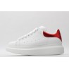 AMQ red foil embellished chunky leather sneakers