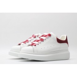 AMQ oversized sneakers with red heel