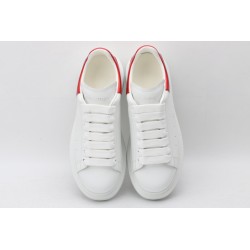 AMQ red foil embellished chunky leather sneakers