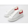 AMQ red foil embellished chunky leather sneakers